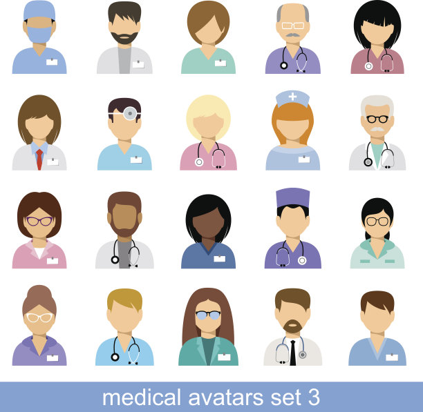 医生矢量图素材ID：308643780