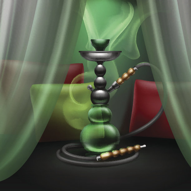 水烟休息室内部图片下载