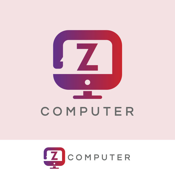 计算机初始字母Z图标设计图片下载