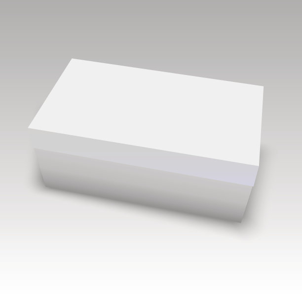 空白鞋盒模板。矢量图图片下载