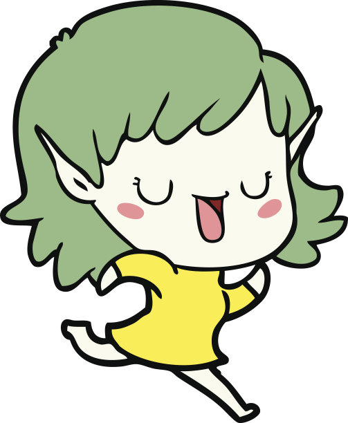 卡通精灵女孩图片下载