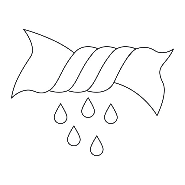 单色剪影绞衣图片下载