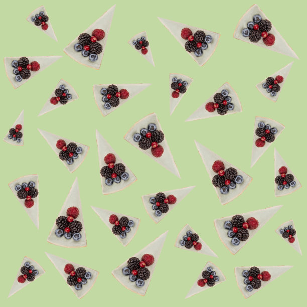 蓝莓芝士蛋糕图案图片下载