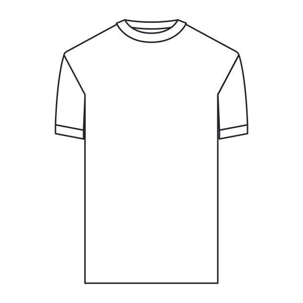 黑白剪影的t恤男子图片下载