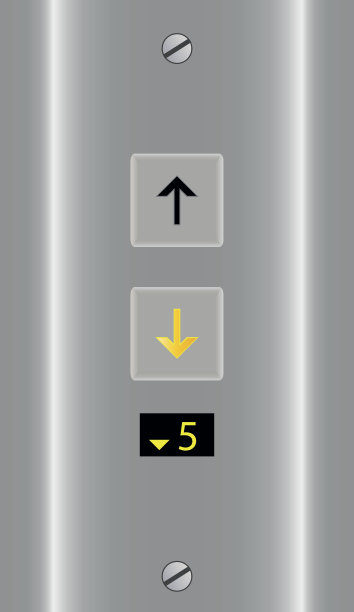 电梯按钮上下方向图片下载