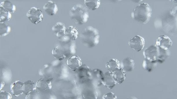 抽象的水粒子背景图片下载