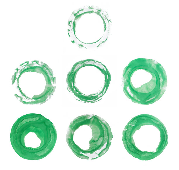 杯子上的水彩痕迹图片下载