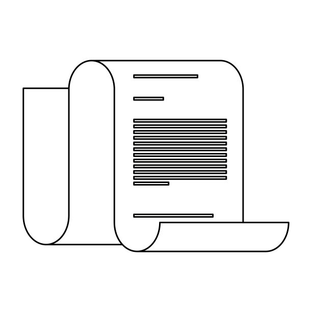 单色连续单张合同文件图片下载