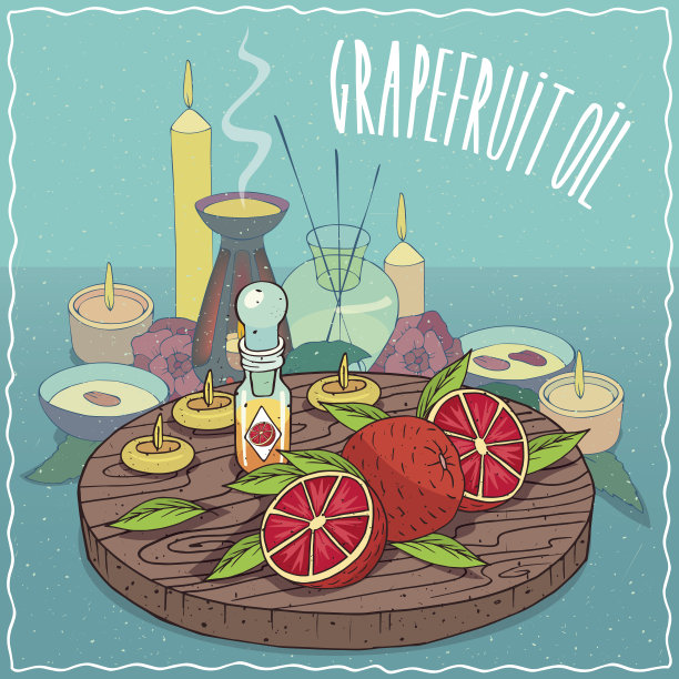 柚子油用于芳香疗法图片下载