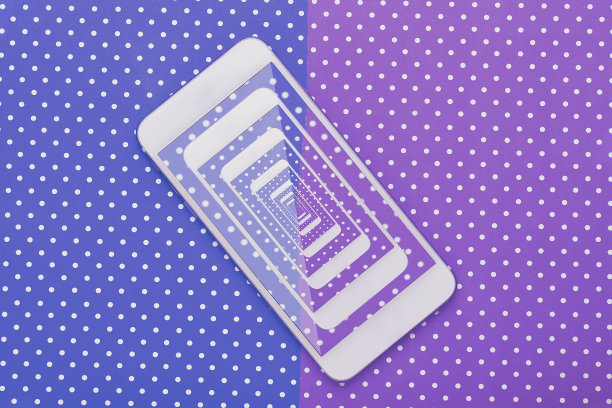 智能手机摄影与彩色背景图片下载