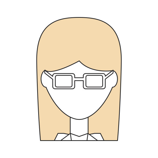 商界女性形象漫画图片下载