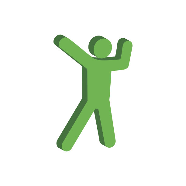 舞蹈的象征。平面等距图标。用于网页设计，UI，移动应用程序，信息图表的3D风格象形图。图片下载