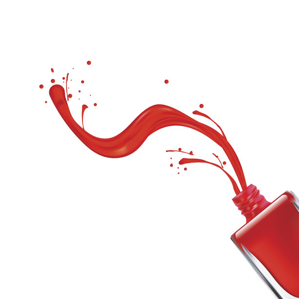 五彩缤纷的指甲油图片下载