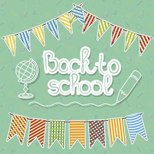 贺卡上有回学校的题词图片下载