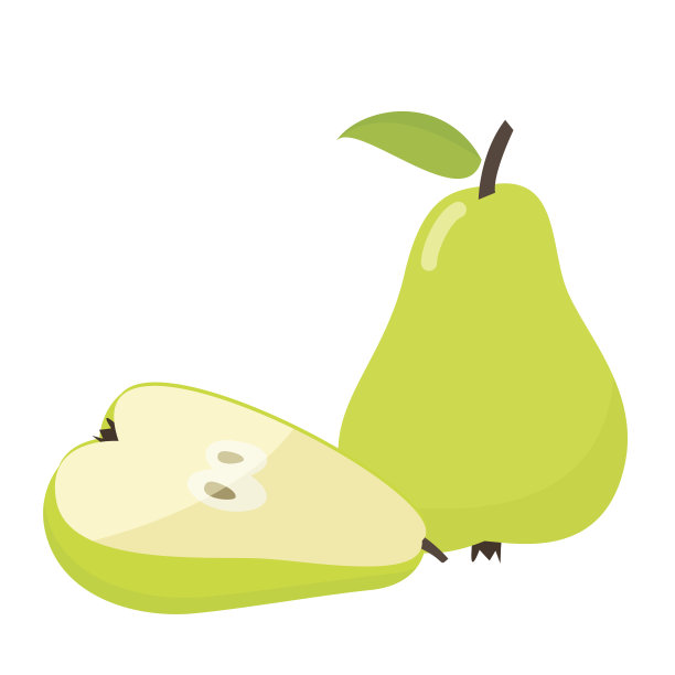 梨卡通插图图片下载