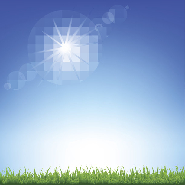 阳光和草地图片下载