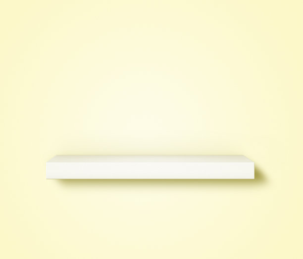 黄色墙上的架子图片下载