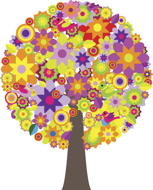 树和花图片下载