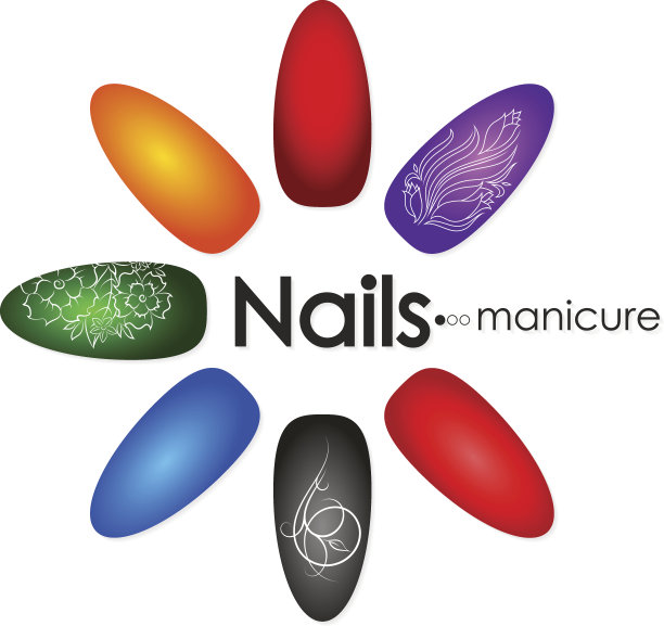 美甲和足疗指甲设计图片下载