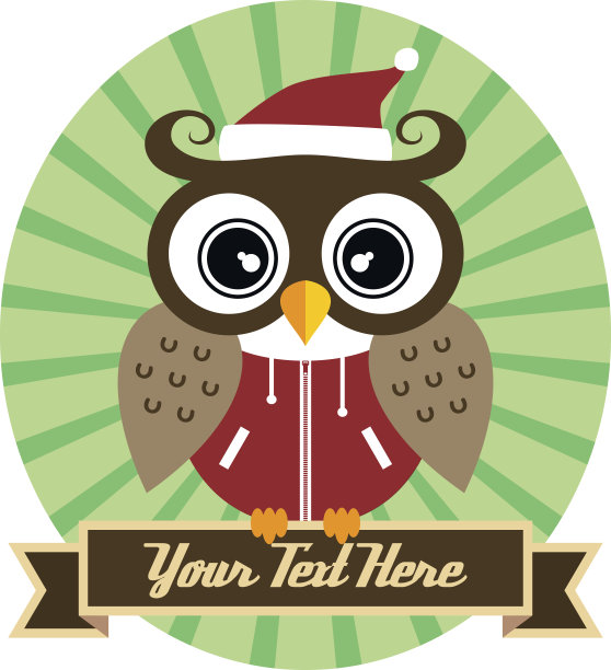 猫头鹰艺术主题图片下载