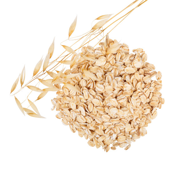 堆燕麦片俯视图图片下载