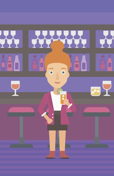 女人拿着一杯果汁图片下载