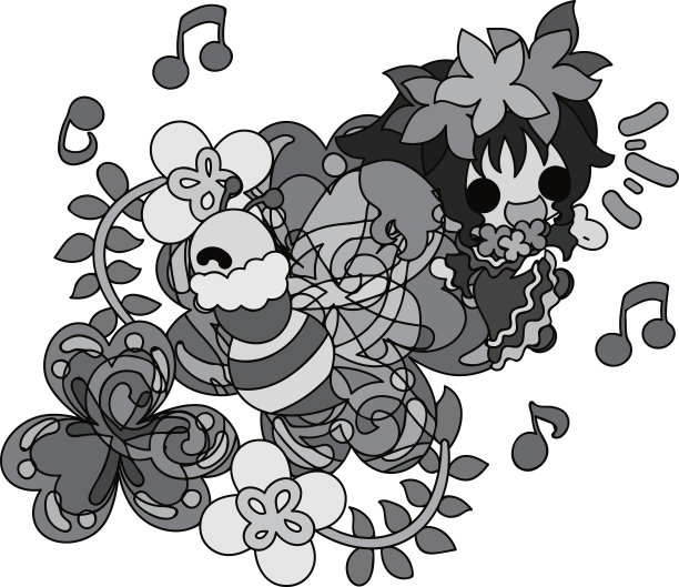 三叶草珠宝和可爱的小女孩图片下载