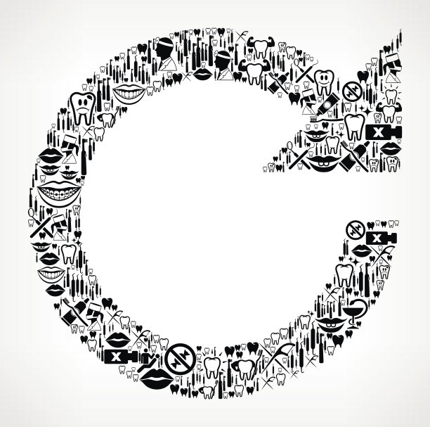 刷新箭头牙医和牙科矢量图标图案图片下载