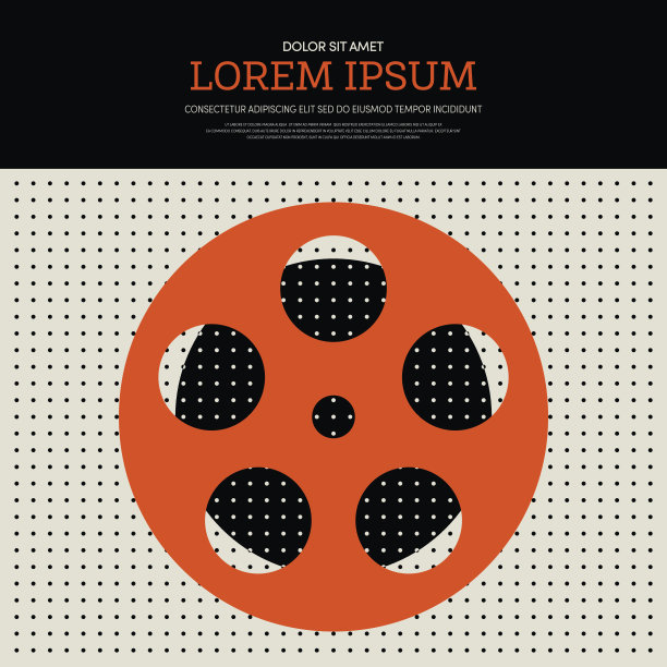 电影和电影现代复古海报的背景图片下载