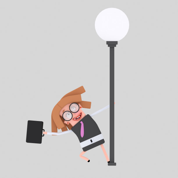 快乐的跳舞的女商人图片下载