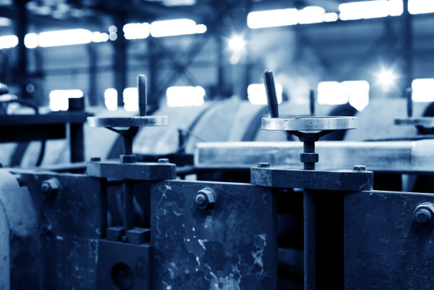 钢铁生产车间生产线素材图片