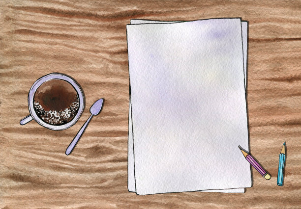 水彩艺术空间图片下载