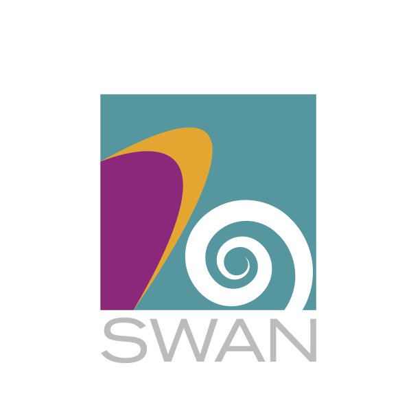 矢量图标天鹅。时尚、美容、水疗的概念图片下载