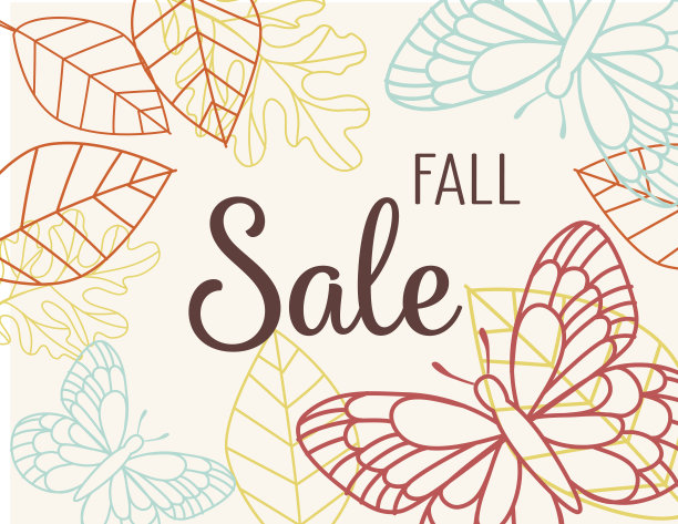 秋叶背景边框图片下载