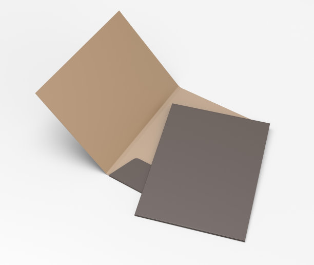 布朗文件夹模板图片下载