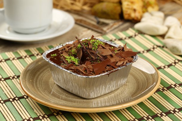 巧克力布丁图片下载