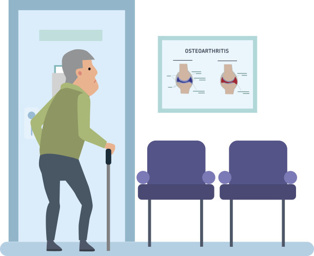 病人在接待处，因脊柱疾病到医院就诊图片下载