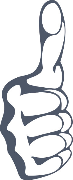 手势:表示同意、认同、认可、确认、外部评价的信号图片下载