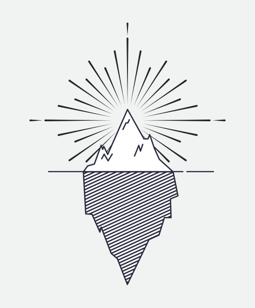 冰山冰川设计素材图片