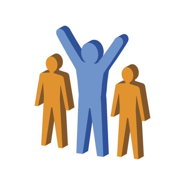 领导力、团队精神的概念象征。平面等距图标。用于网页设计，UI，移动应用程序，信息图表的3D风格象形图。图片下载