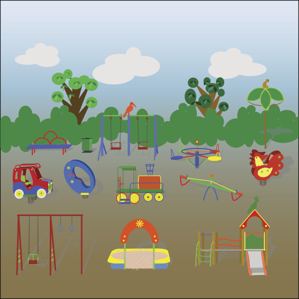 儿童游乐场图片下载