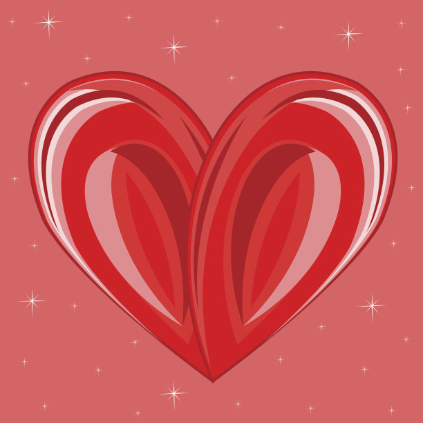 心形装饰背景图片下载