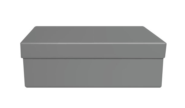 有盖的黑色纸盒或塑料盒图片下载