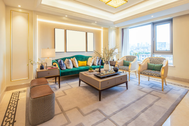 现代客厅的内部素材图片