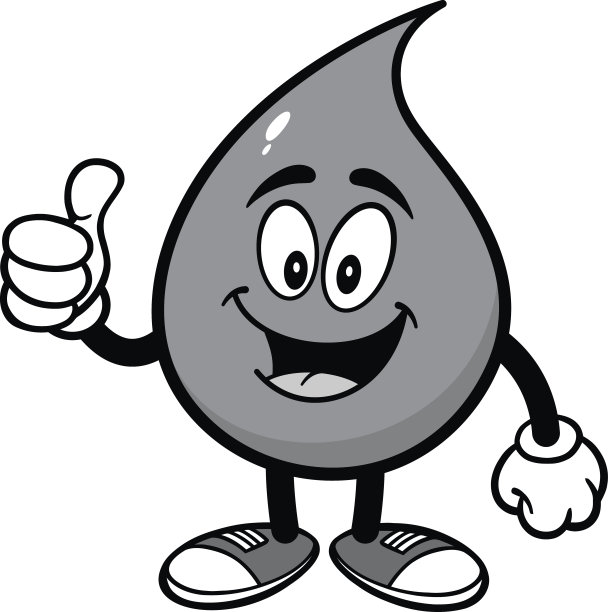 拇指向上的水滴图图片下载