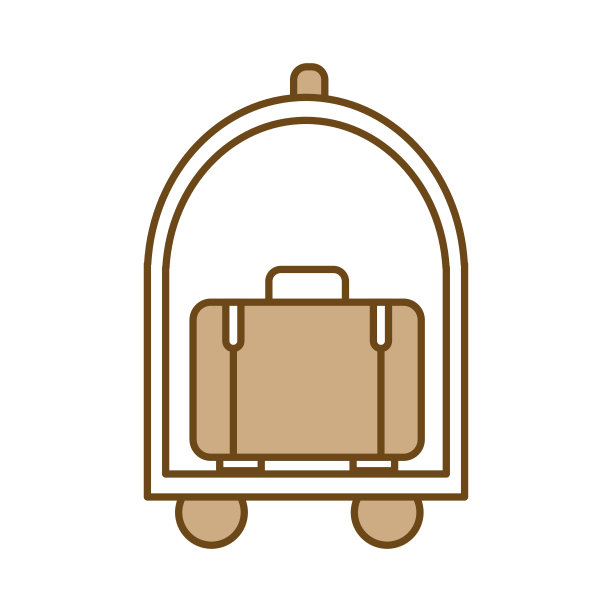 手提箱载体隔离图标图片下载