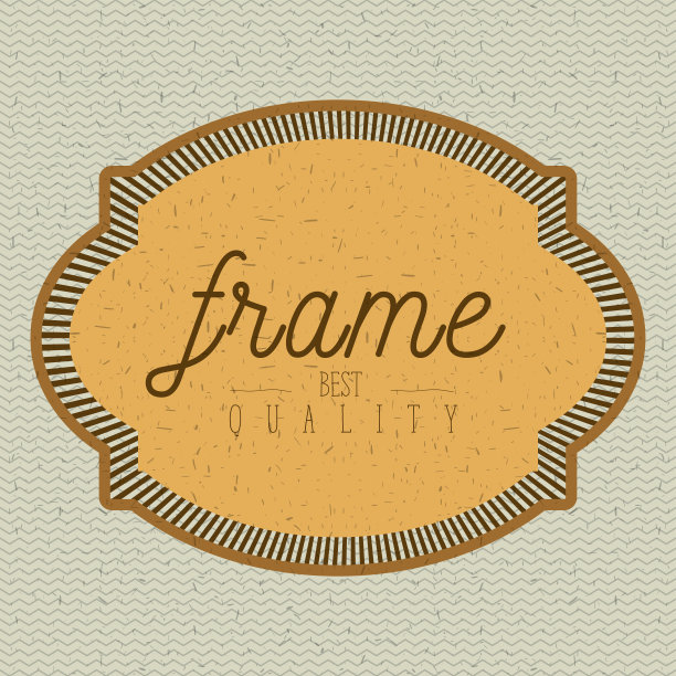 颜色之字形线背景与黄色观赏框最好的质量文本图片下载