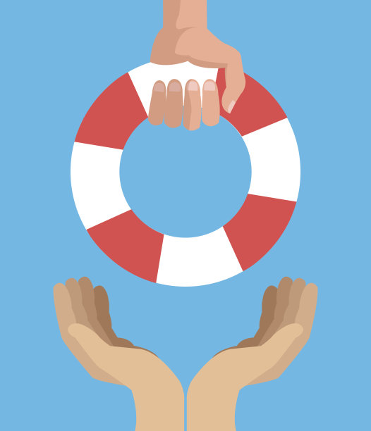 保险图标设计，矢量插图图片下载