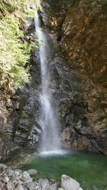 不列颠哥伦比亚省的Norvan Falls图片下载