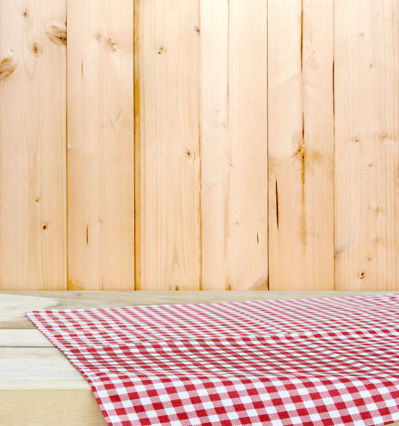 餐桌桌布的食物服务背景图片下载
